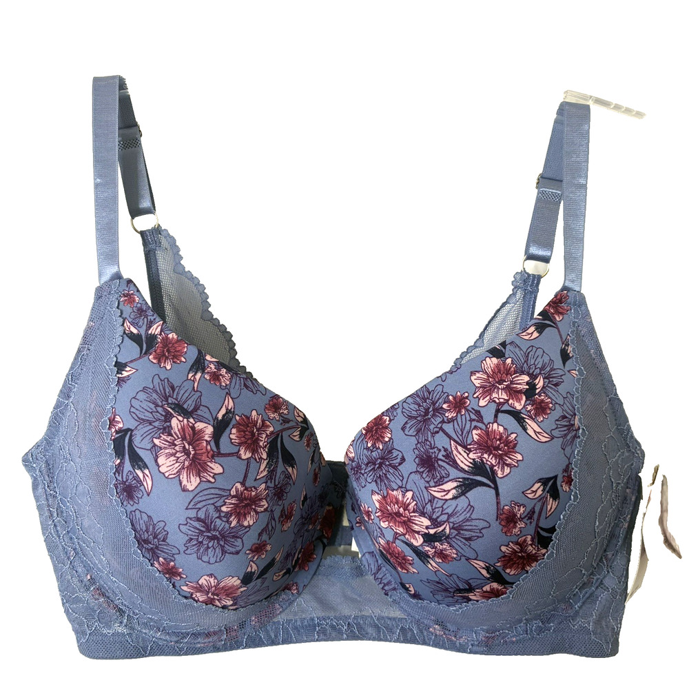 Jessica Simpson NWT Women's Floral/Lace Underwire Bra Size 42D